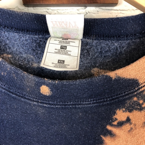 USA vintage bleached oversized sweater - Picture 4 of 5